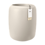 amber beads medium 40cm bianco lino